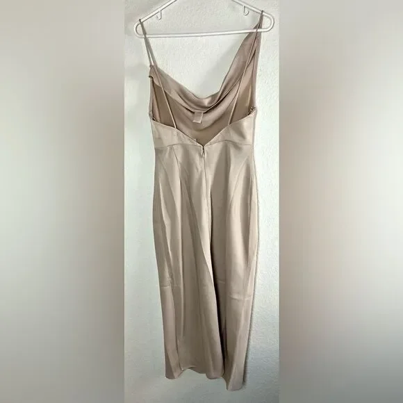 Anthropologie BHLD August Satin Charmeuse Midi Dress - Picture 6 of 15